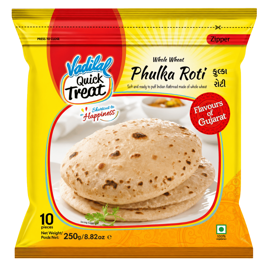 Vadilal Phulka Roti 10 pcs buy online USA - 1